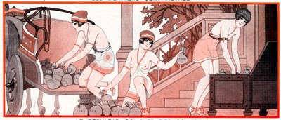 O que foi no período olímpico O Prêmio Diane - Resultados de corridas completas - O resultado completo da corrida - Ilustração da Vida Parisiense, 1927 de Joseph Kuhn Regnier