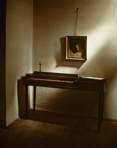 W. O clavicórdio de W. A. Mozart e um retrato inacabado ... de Joseph Lange