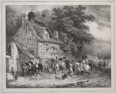 lembrança da Normandia de Joseph Louis Hippolyte Bellange