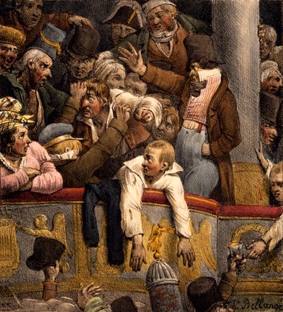 Espetáculo Livre, Avant Scene de Joseph Louis Hippolyte Bellange