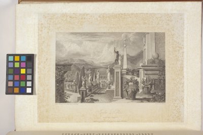 Isola Bella On The Lago Maggiore (gravura em papel india, chine collé) de Joseph Mallord William (after) Turner