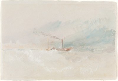 Um barco de pacotes fora de Dover de Joseph Mallord William Turner