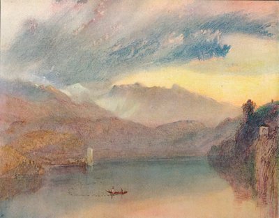 Um lago suíço, 1909 de Joseph Mallord William Turner