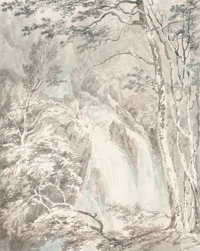 Uma cascata de Joseph Mallord William Turner