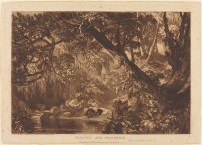 Ésaco e Hespéria de Joseph Mallord William Turner