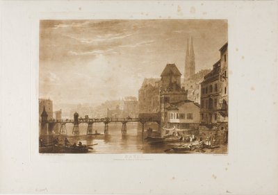 Basileia, placa 5 do Livro de Estudos de Joseph Mallord William Turner