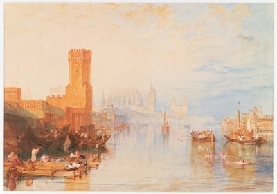 Colónia vista do rio de Joseph Mallord William Turner