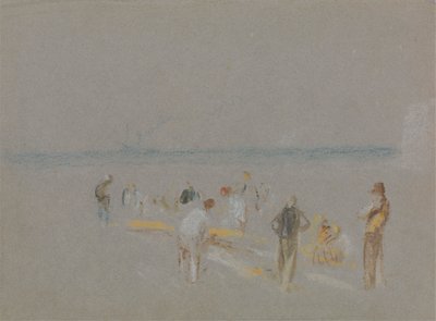 Críquete sobre as areias Goodwin de Joseph Mallord William Turner