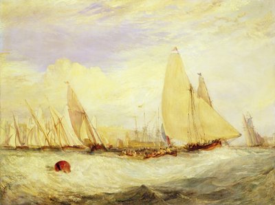 Castelo de East Cowes, a Sede de J Nash Esq., a Regata Batendo a Barlavento de Joseph Mallord William Turner