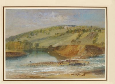 Farnley Hall, a partir da junção do Wharfe e do Washburn de Joseph Mallord William Turner
