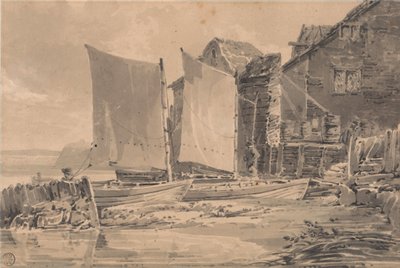 Casa de campo de pescador, Dover de Joseph Mallord William Turner