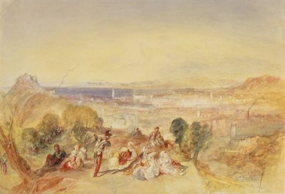 Génova, Itália, c.1851 (aguarela sobre papel) de Joseph Mallord William Turner