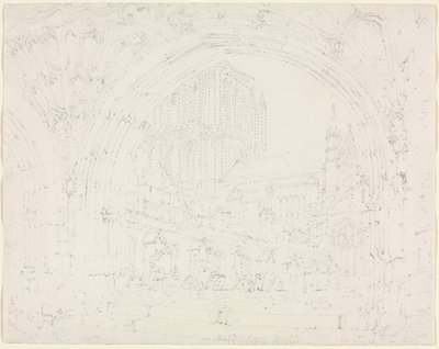 Catedral de Hereford de Joseph Mallord William Turner