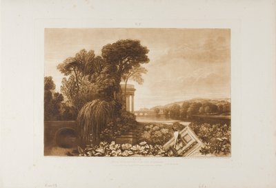 Ísis, placa 68 do Livro de Estudos de Joseph Mallord William Turner
