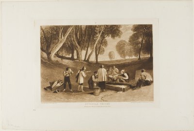 Truques Juvenis, placa 22 do Livro de Estudos de Joseph Mallord William Turner
