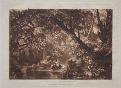 Livro de Estudos: Aesacus e Hesperia de Joseph Mallord William Turner