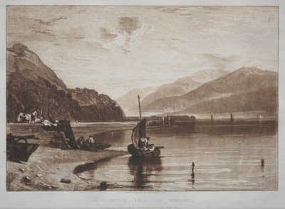Liber Studiorum: Cais de Inverary, Lock Fyne, de manhã de Joseph Mallord William Turner