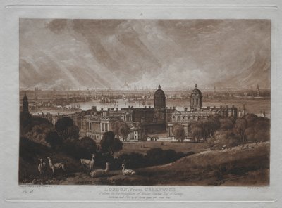 Liber Studiorum: Londres de Greenwich de Joseph Mallord William Turner