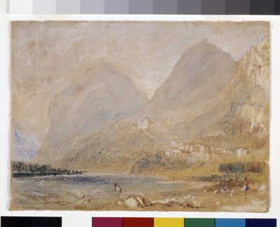 Martinswand, perto de Innsbruck (aguarela e guache em papel cinzento) de Joseph Mallord William Turner