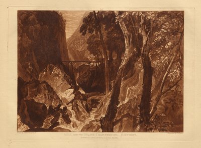 Moinho perto da Grande Chartreuse de Joseph Mallord William Turner