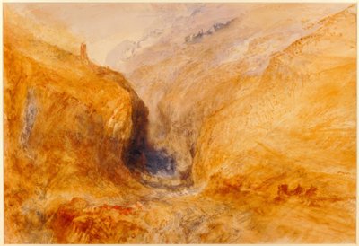 Mountainous Landscape de Turner. de Joseph Mallord William Turner
