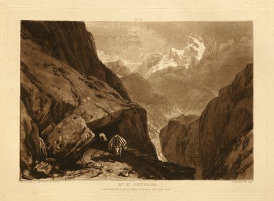 Monte de São Gotardo de Joseph Mallord William Turner