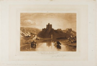 Castelo de Norham, placa 57 do Livro de Estudos de Joseph Mallord William Turner