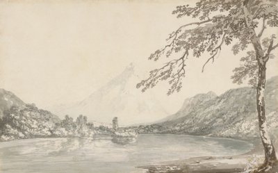 No rio Aar, entre Unterseen e o Lago de Brienz de Joseph Mallord William Turner