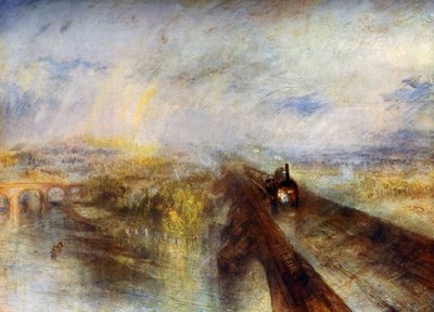 Chuva, vapor e velocidade - a Great Western Railway, c1844, 1912. de Joseph Mallord William Turner