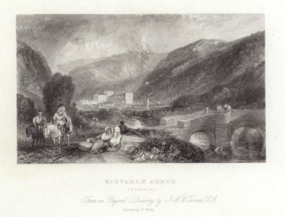 Abadia de Rievaulx em Yorkshire de Joseph Mallord William Turner