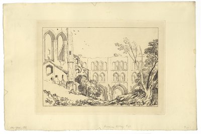 Abadia de Rivaux (gravura) de Joseph Mallord William Turner