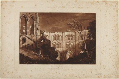 Abadia de Rievaulx, Yorkshire de Joseph Mallord William Turner