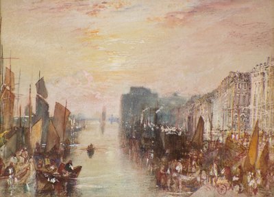 River Scene, Le Havre, c.1832 (aquarela) de Joseph Mallord William Turner