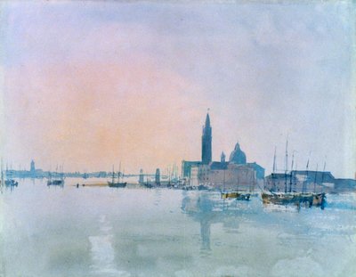 San Giorgio Maggiore do Dogana, 1819. de Joseph Mallord William Turner