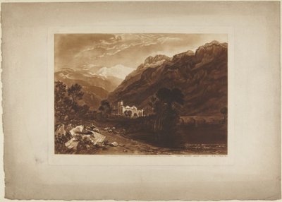 Cena nos Alpes de Joseph Mallord William Turner