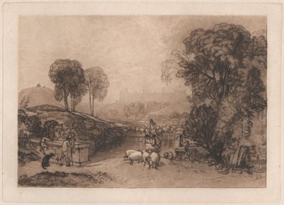 Lavagem de ovelhas, Windsor de Joseph Mallord William Turner