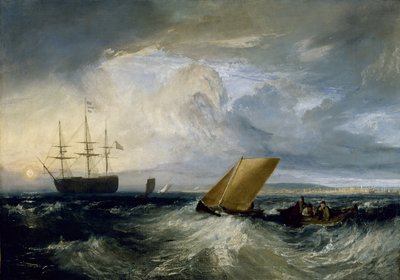 Sheerness visto do Nore de Joseph Mallord William Turner