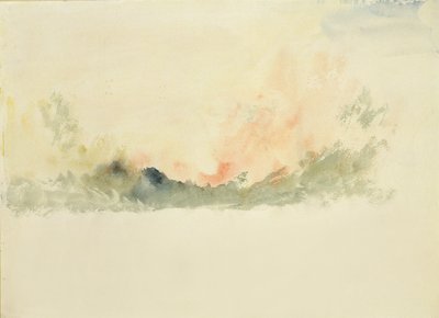 Estudo do céu de Joseph Mallord William Turner