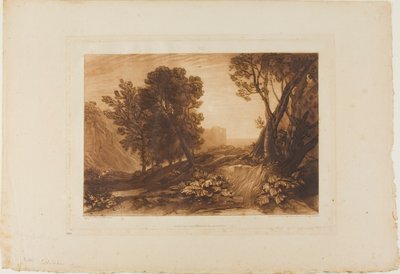 Solidão, placa 53 do Livro de Estudos de Joseph Mallord William Turner