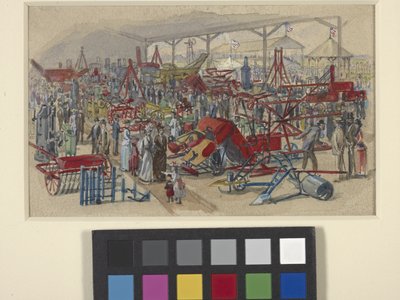 State Fair (aguarela sobre lápis em papel não branco) de Joseph Mallord William Turner
