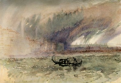 Tempestade nas lagoas, c1830, 1934. de Joseph Mallord William Turner