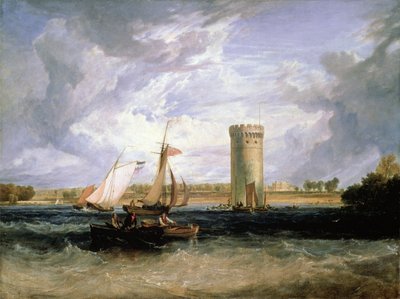 Tabley, o assento de Sir JF Leicester Bt .: dia ventoso de Joseph Mallord William Turner