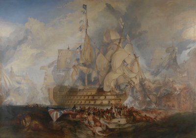 A Batalha de Trafalgar, 21 de outubro de 1805 de Joseph Mallord William Turner