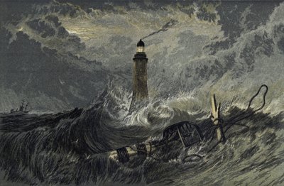 O farol de Eddystone de Joseph Mallord William Turner
