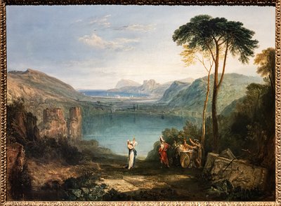 O Lago de Avernus, Enéas, a Sybil Cumaean de Joseph Mallord William Turner