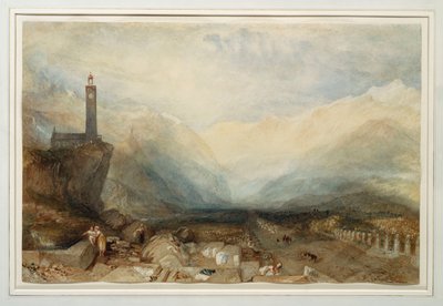 O Passo Splugen, c.1842-43 de Joseph Mallord William Turner