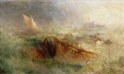 A Tempestade, c.1840-45 (óleo sobre tela) de Joseph Mallord William Turner