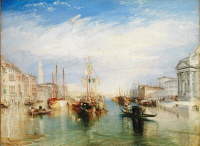 Veneza, do Pórtico de Madonna della Salute, c.1835 (óleo sobre tela) de Joseph Mallord William Turner