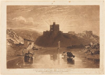 Castelo de Norham de Joseph Mallord William Turner and Charles Turner