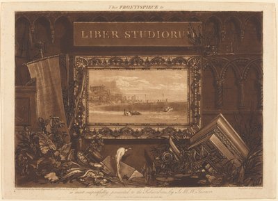 Frontispício de Joseph Mallord William Turner and J.C. Easling